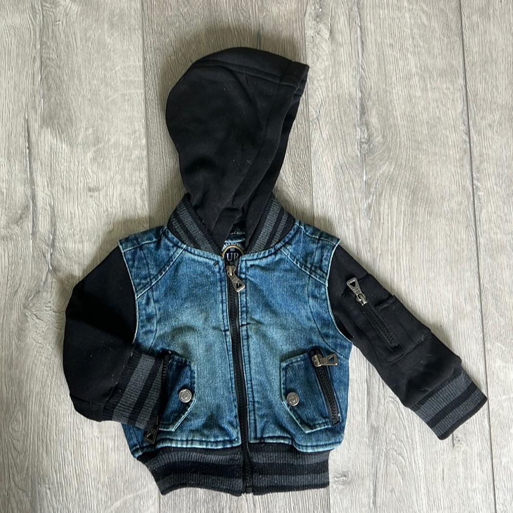 Urban republic Jean sweater hoodie jacket